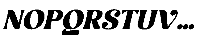 Sonya 800 Italic Font UPPERCASE