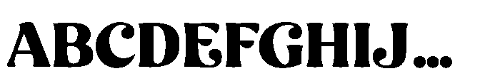 Sonya 800 Font UPPERCASE