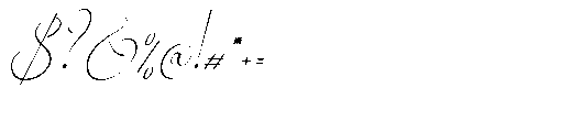 Sonyalea Italic Font OTHER CHARS