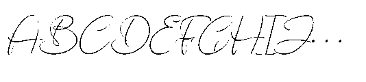 Sonyalea Italic Font UPPERCASE