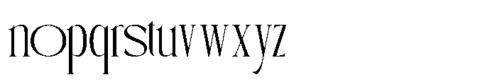 Sophan Elegant Regular Font LOWERCASE