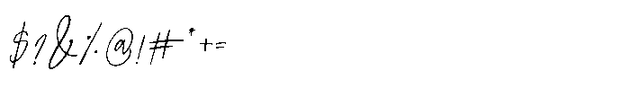 Sophan Elegant Script Font OTHER CHARS