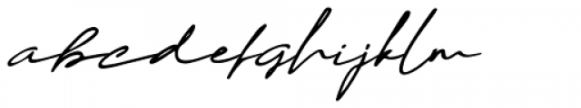 Sophia Bella Oblique Font LOWERCASE