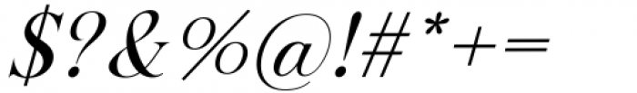 Sophia Italic Font OTHER CHARS