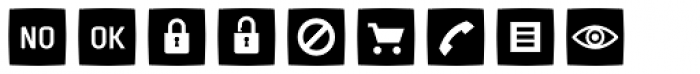 Sophist Icons OT Buttons C Font LOWERCASE