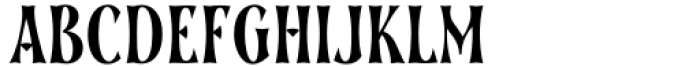 Soprani Condensed Bold Font UPPERCASE