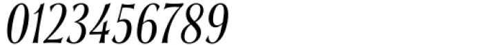 Soprani Condensed Regular Italic Font OTHER CHARS