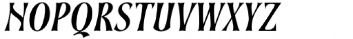 Soprani Extended Bold Italic Font UPPERCASE