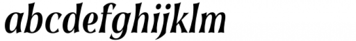 Soprani Extended Bold Italic Font LOWERCASE
