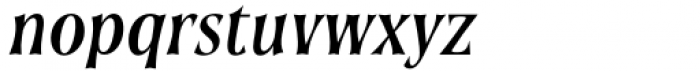 Soprani Extended Bold Italic Font LOWERCASE
