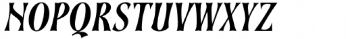 Soprani Extended Ex Bold Italic Font UPPERCASE