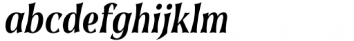 Soprani Extended Ex Bold Italic Font LOWERCASE