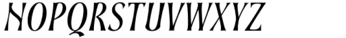 Soprani Extended Medium Italic Font UPPERCASE