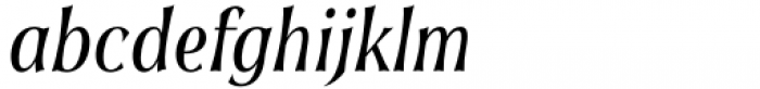 Soprani Extended Medium Italic Font LOWERCASE