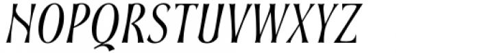 Soprani Extended Regular Italic Font UPPERCASE