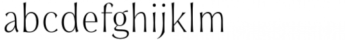 Soprani Extended Thin Font LOWERCASE
