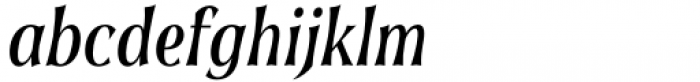 Soprani Norm Demi Italic Font LOWERCASE