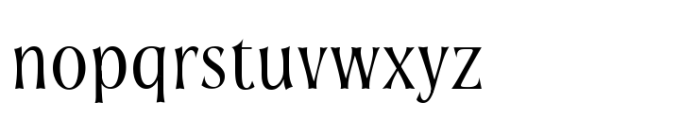 Soprani Variable Thin Condensed Font LOWERCASE