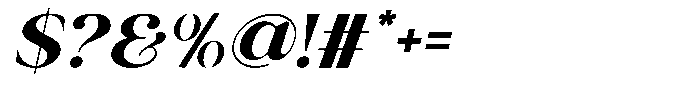 Sora Carnel Italic Font OTHER CHARS