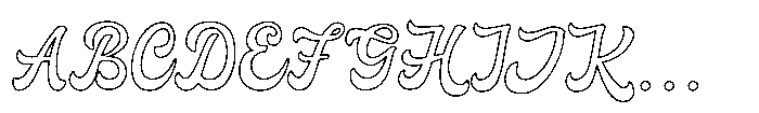 Sorele Line Font UPPERCASE