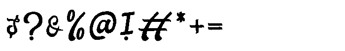 Sorele Regular Font OTHER CHARS