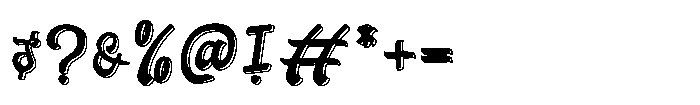 Sorele Shadow Font OTHER CHARS