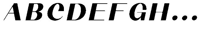 Sorell Extra Black Italic Font UPPERCASE