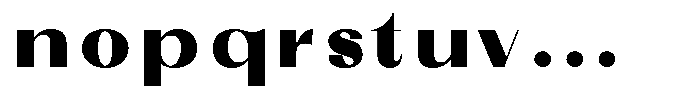 Sorell Extra Black Font LOWERCASE
