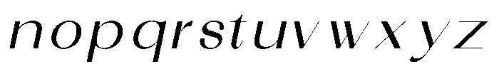Sorell Italic Font LOWERCASE