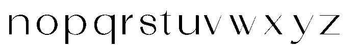 Sorell Light Font LOWERCASE