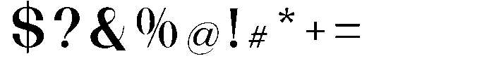 Sorell Semi Bold Font OTHER CHARS