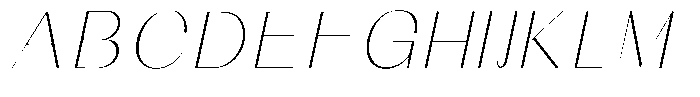 Sorell Thin Italic Font UPPERCASE