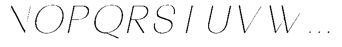 Sorell Thin Italic Font UPPERCASE