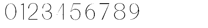 Sorell Thin Font OTHER CHARS