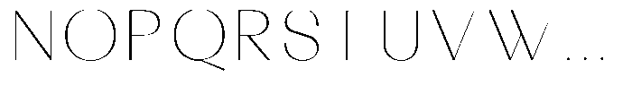 Sorell Thin Font UPPERCASE