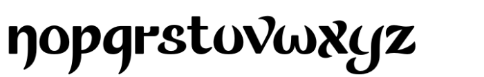 Sorga Bold Font LOWERCASE