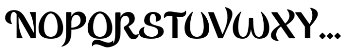Sorga Regular Font UPPERCASE
