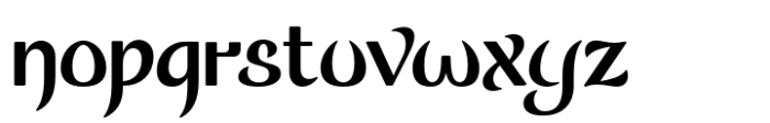 Sorga Regular Font LOWERCASE