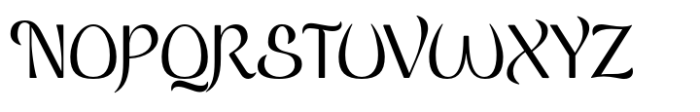 Sorga Thin Font UPPERCASE