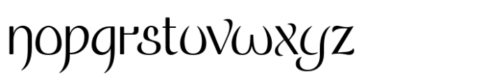 Sorga Thin Font LOWERCASE