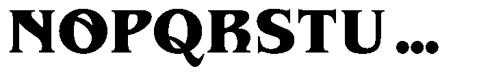 Sorgiñak Sorginak Bold Font UPPERCASE