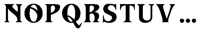 Sorgiñak Sorginak Regular Font UPPERCASE