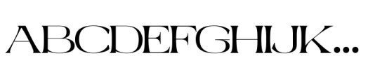 Sosa Font UPPERCASE