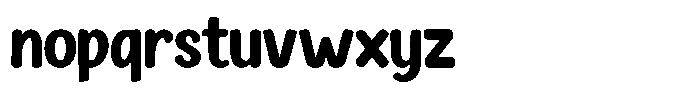 Soul Sister Sans Regular Font LOWERCASE