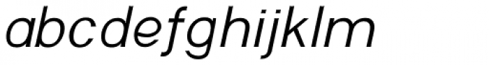 Soul thin Italic Font LOWERCASE