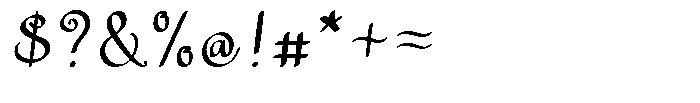 Soulful Tunes Font OTHER CHARS