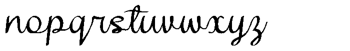 Soulful Tunes Font LOWERCASE