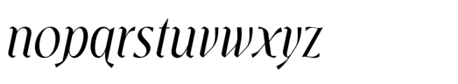 Souljiwa Italic Font LOWERCASE