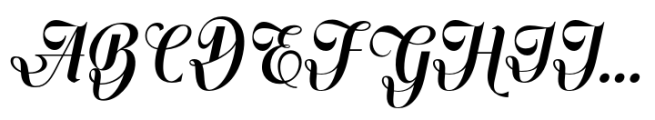 Souljiwa Medium Italic Font UPPERCASE