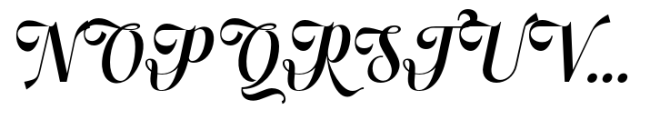 Souljiwa Medium Italic Font UPPERCASE